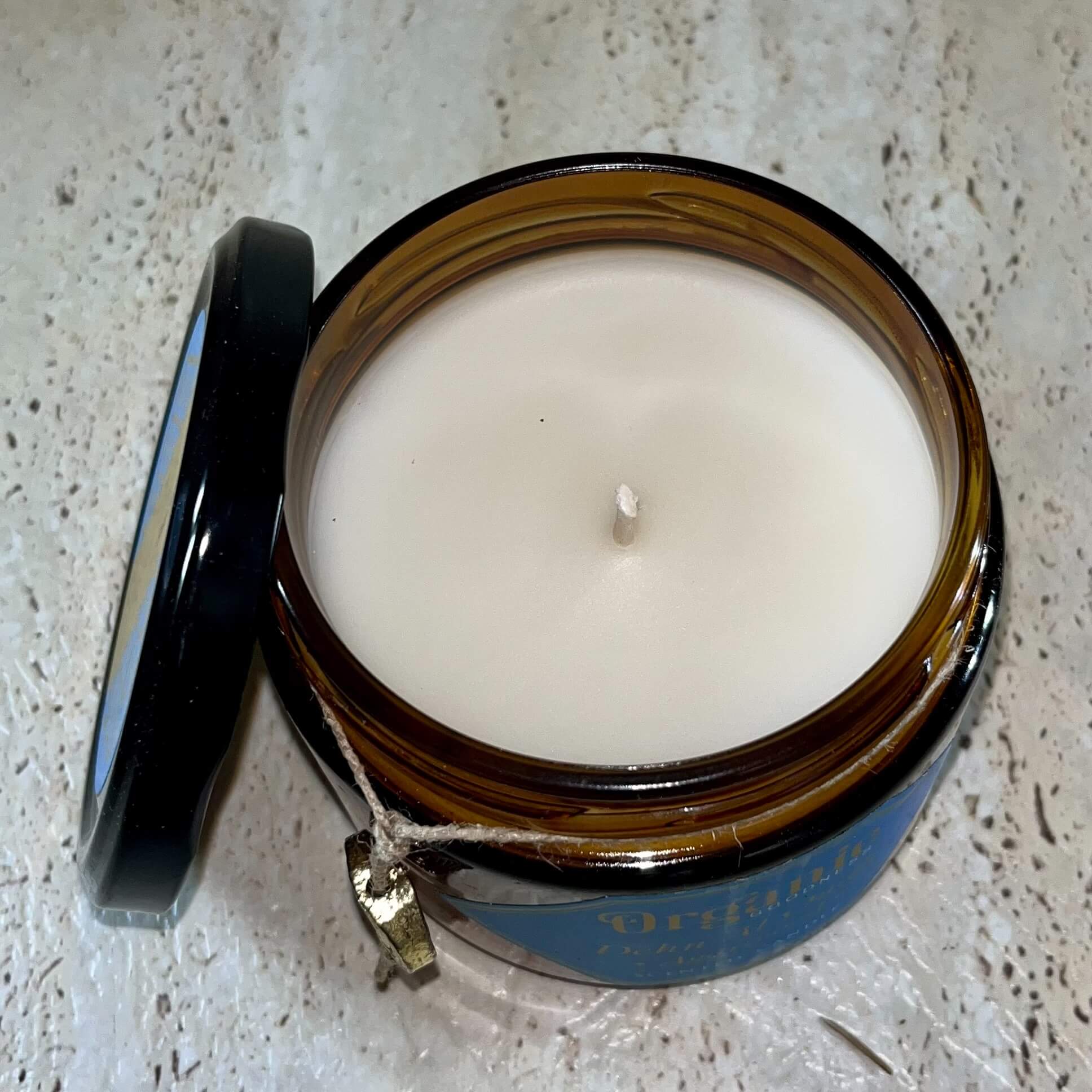Organic Goodness Soy Candle AGARWOOD Dehn Al Oodh in Amber Glass Jar