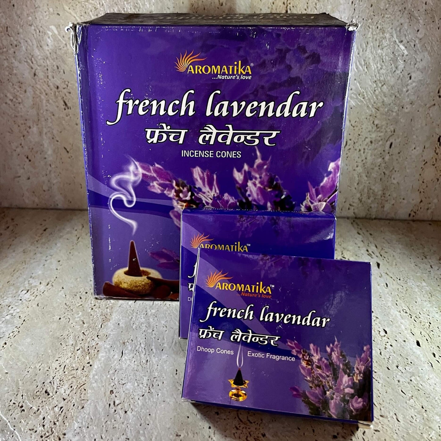 Aromatika French Lavender incense cones