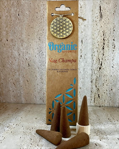 organic goodness natural hand made organic jumbo cones nag champa organic natural hand made Australia buy sale