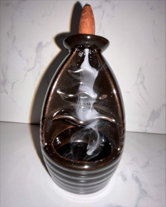 Backflow incense cone Fountain Ceramic small