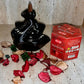 Backflow incense cone waterfall Fountain Ceramic small (D)
