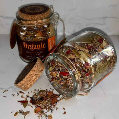 Organic Goodness Smudge Resin MANDARIN BAY LEAF 80g Jar